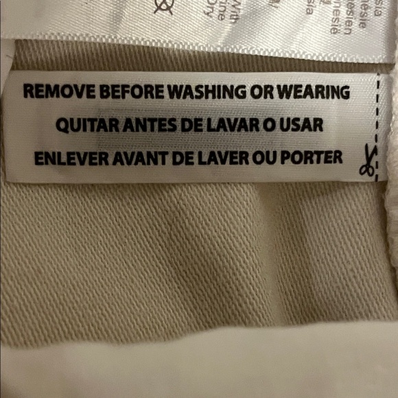 J.Crew Women's Cream Cotton Pants Size 4 NWOT - Picture 10 of 11